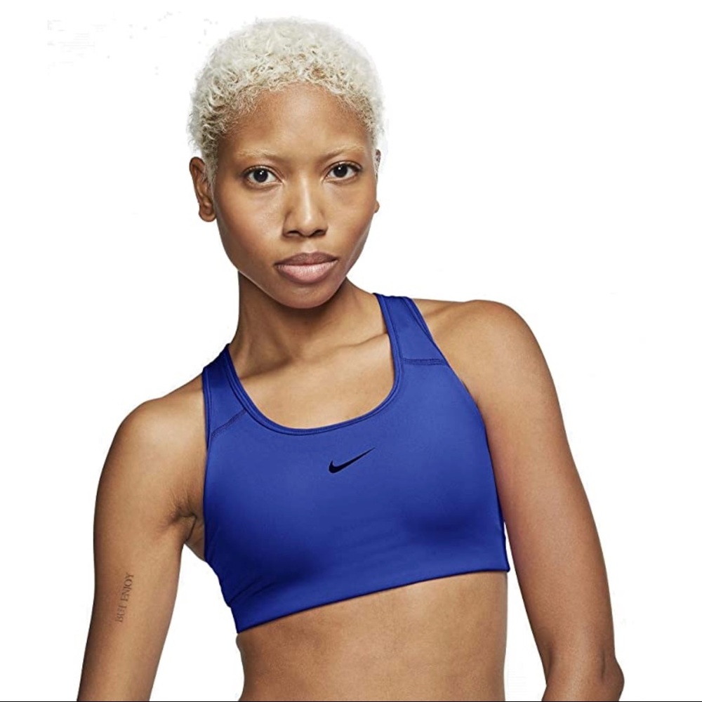 Nike Swoosh sports bra in size Small